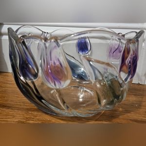 8" Mikasa tulip bowl